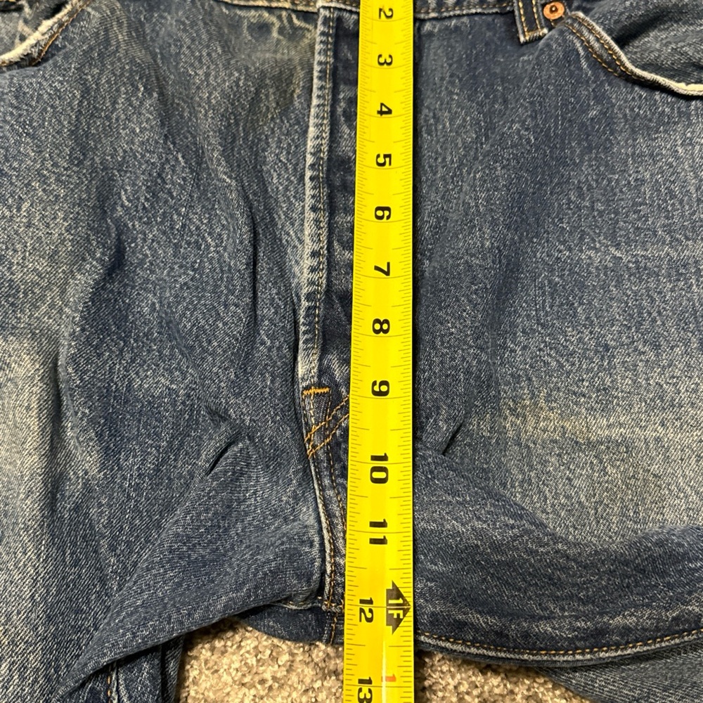 VTG Levis 501 Jeans Mens‎ 40x34 Blue Straight Button Fly Medium Wash Y2K Denim * - Picture 7 of 12